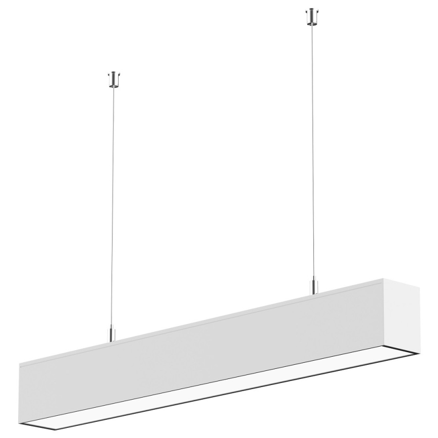 Sinclair - Стельовий LED світильник LSM LED/40W/230V 3000K/4000K/5000K 120 см срібний
