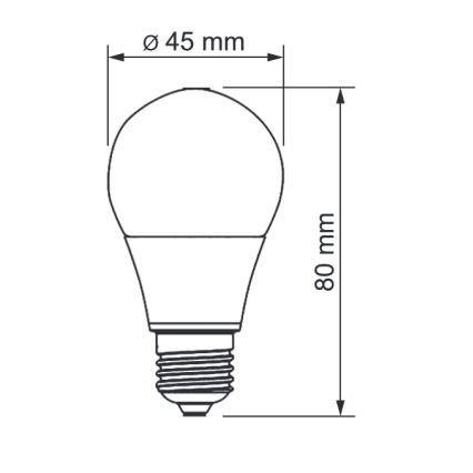 Sinclair - Светодиодная лампочка BG E14/5W/230V 3000K