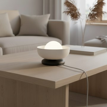 Сіра настільна лампа OZZY 1xG9/8W/230V