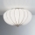 SIRU - Потолочный светильник GIOVE 2xE14/40W/230V диаметр 29 см матовый хром/белый Венецианское стекло