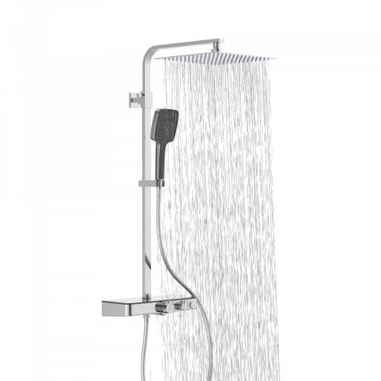 Schütte 60531 - Душовий комплект з термостатним змішувачем OCEAN глянцевий хром/антрацит