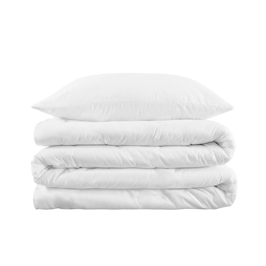 SkinPro Silver - Антибактериальный чехол для одеяла 140×200 см, белый