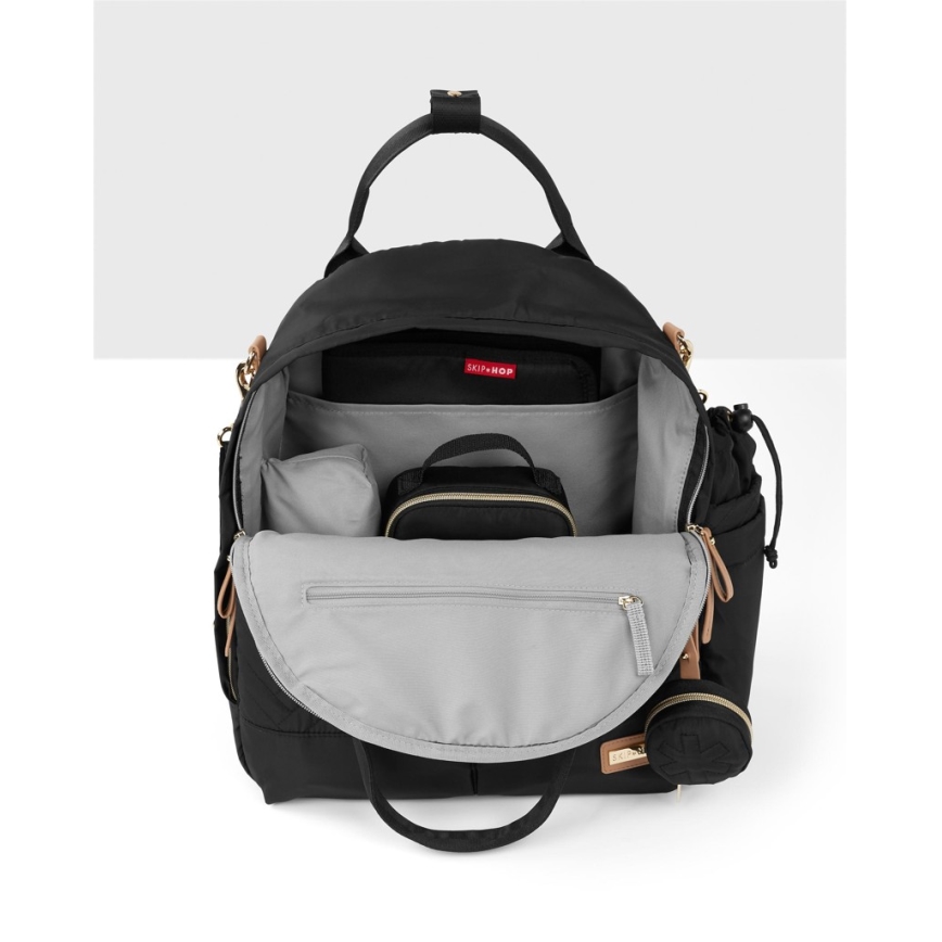 Skip Hop - Рюкзак для пеленання на коляску 6в1 SUITE SET чорний