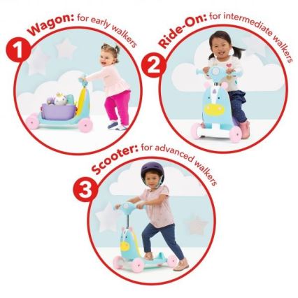 Skip Hop - Беговел 3в1 ZOO единорог 3xAAA