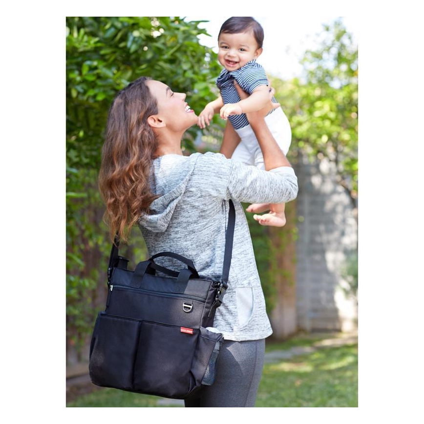 Skip Hop - Дитяча сумка для пеленання на коляску DUO SIGNATURE чорна