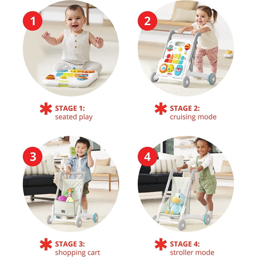 Skip Hop - Детские ходунки 4в1 EXPLORE&MORE 3xAA