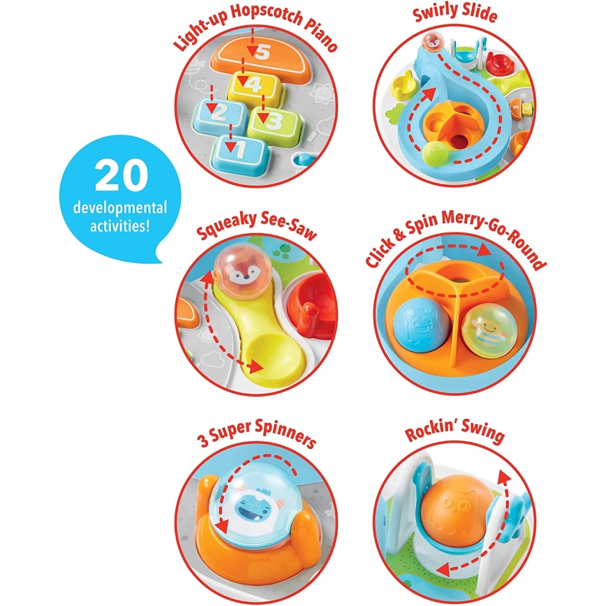 Skip Hop - Детский столик для занятий EXPLORE&MORE 3xAA