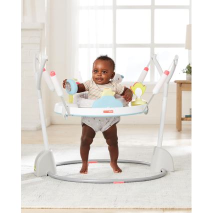 Skip Hop - Дитячий ігровий центр-стрибунець 2в1 SILVER LINING CLOUD