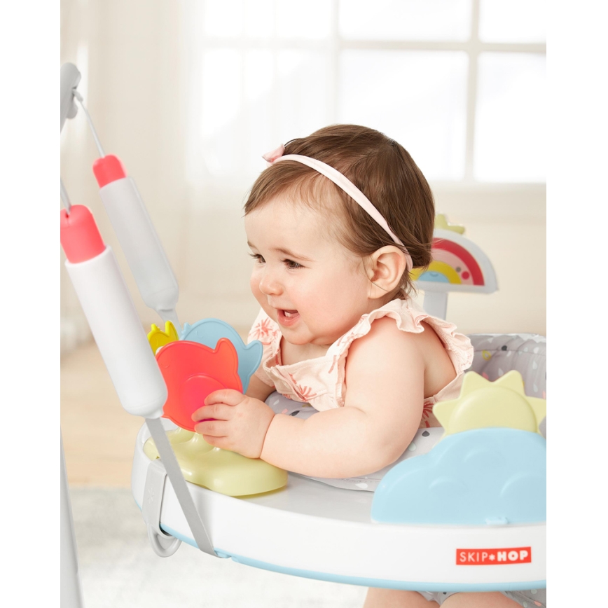 Skip Hop - Дитячий ігровий центр-стрибунець 2в1 SILVER LINING CLOUD