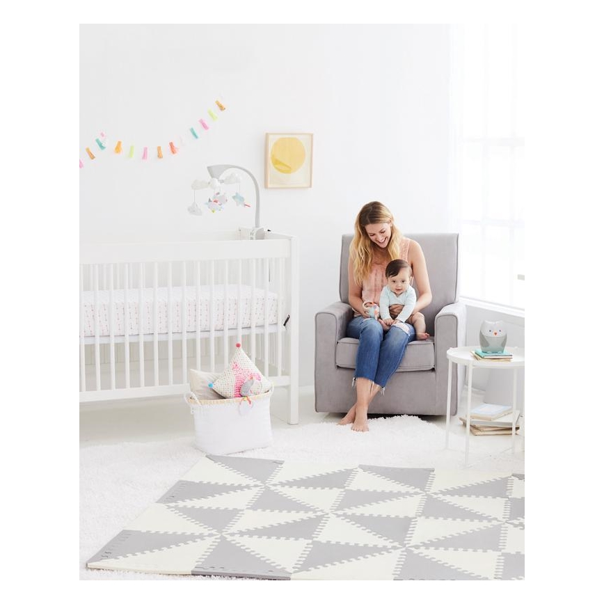 Skip Hop - Дитячий килимок-пазл 72 шт. сірий/бежевий