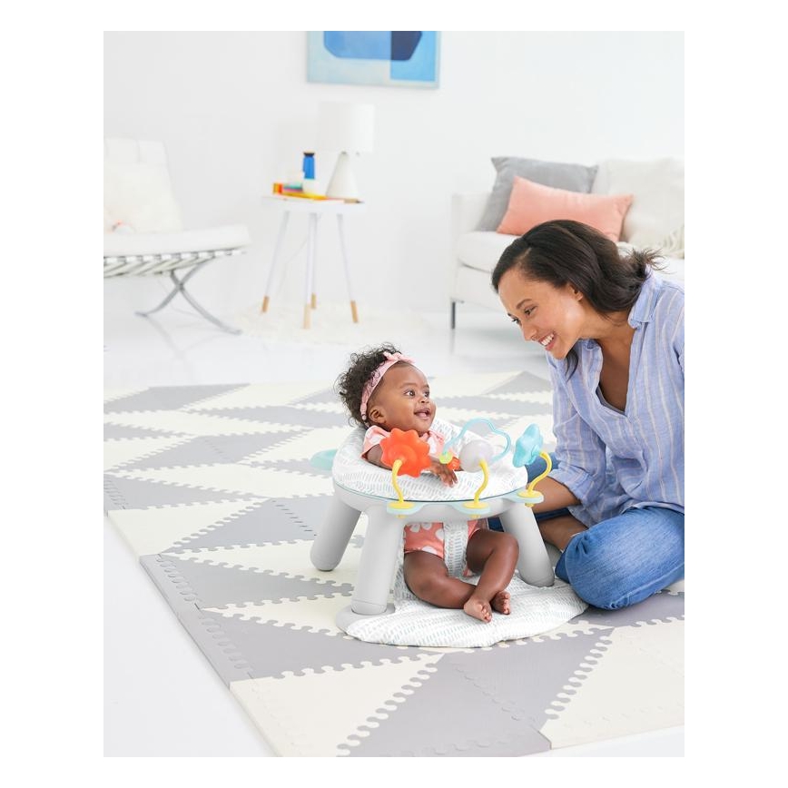 Skip Hop - Дитячий килимок-пазл 72 шт. сірий/бежевий