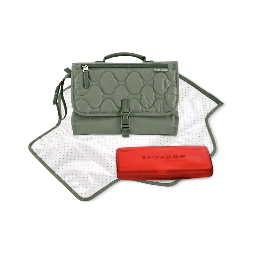 Skip Hop - Дорожный пеленальный коврик и сумка 2 в 1 PRONTO зелёный