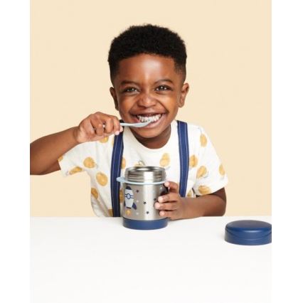 Skip Hop - Термоконтейнер із ложкою/виделкою SPARK STYLE 325 мл космічна ракета