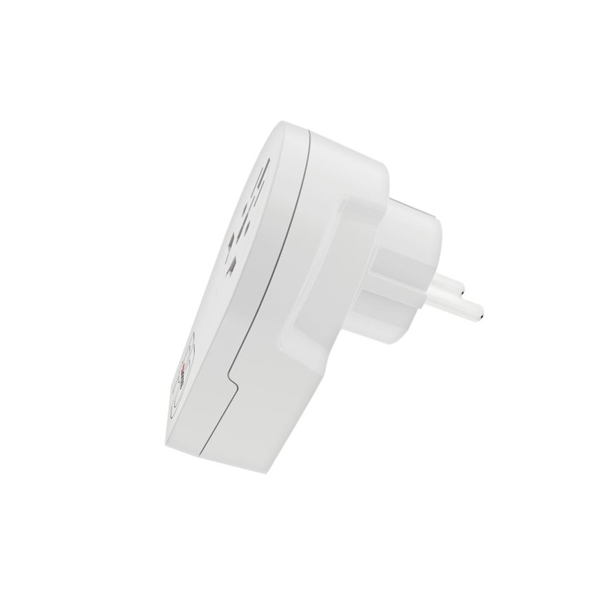 Подорожній адаптер Europe USB C20PD для іноземців у Чехії, USB-C 20W, тип E/F