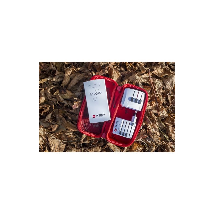 Подорожній адаптер MUV USB AC, USB A+C, 15 Вт