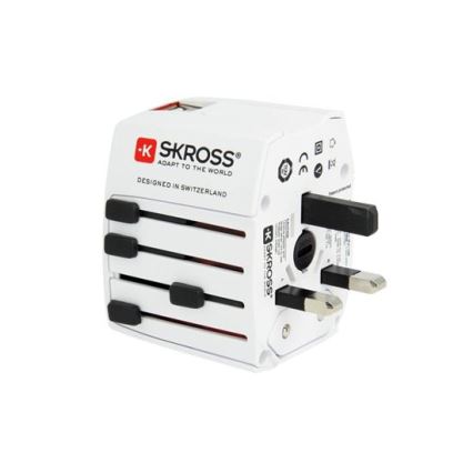 Подорожній адаптер MUV USB AC, USB A+C, 15 Вт