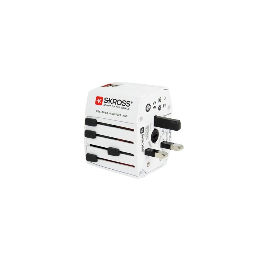 Подорожній адаптер MUV USB AC, USB A+C, 15 Вт