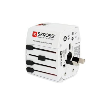 Подорожній адаптер MUV USB AC, USB A+C, 15 Вт
