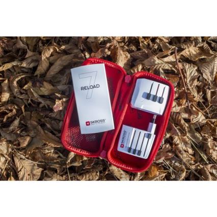 Адаптер для путешествий MUV с USB AC и портами USB A+C, 15 Вт