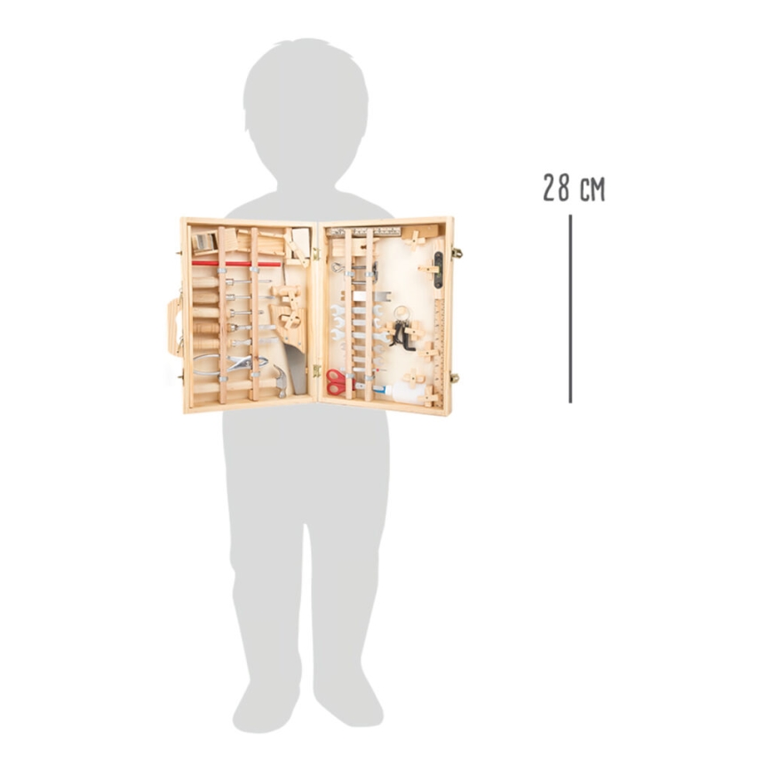 Small Foot - Чемодан с деревянными инструментами Deluxe