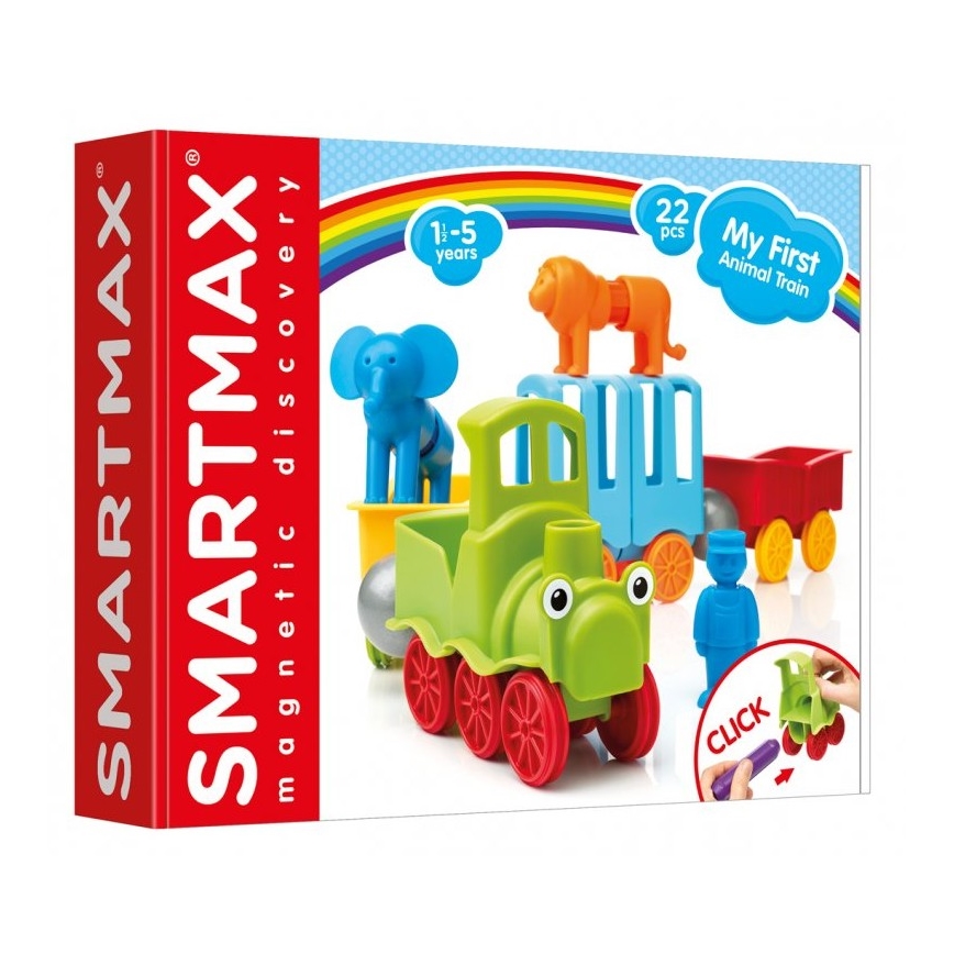 Smartmax - Магнітний набір для будівництва Мій перший поїзд 22 шт.