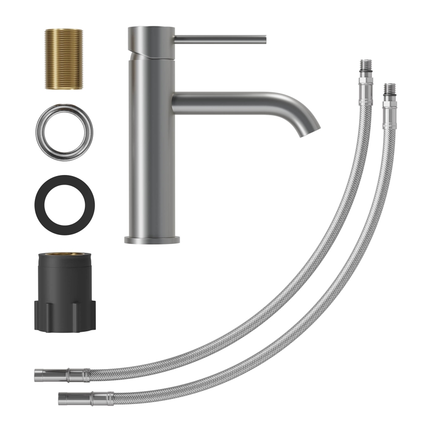 Смеситель для раковины SOVANG 18,3 см, пудрово-серый