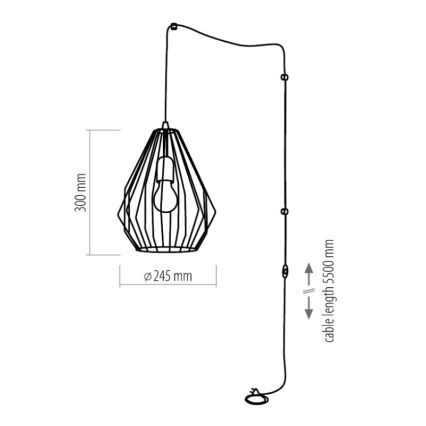 Socket chandelier BRYLANT 1xE27/60W/230V