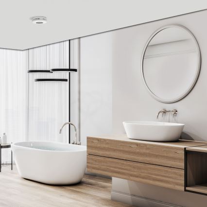 Детектор диму та чадного газу з LCD-дисплеєм 2xAA