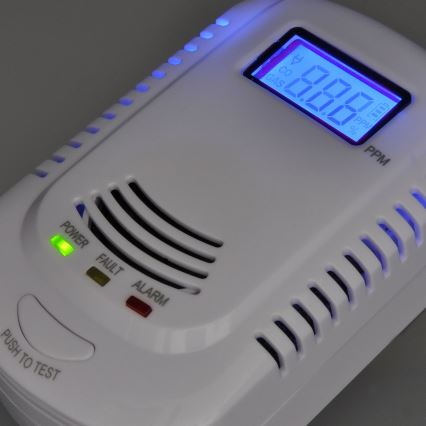 Детектор чадного газу та горючих газів 230V