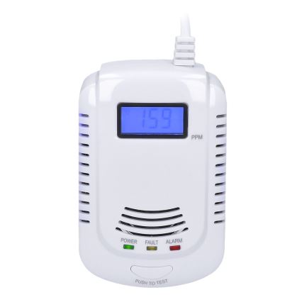 Детектор чадного газу та горючих газів 230V