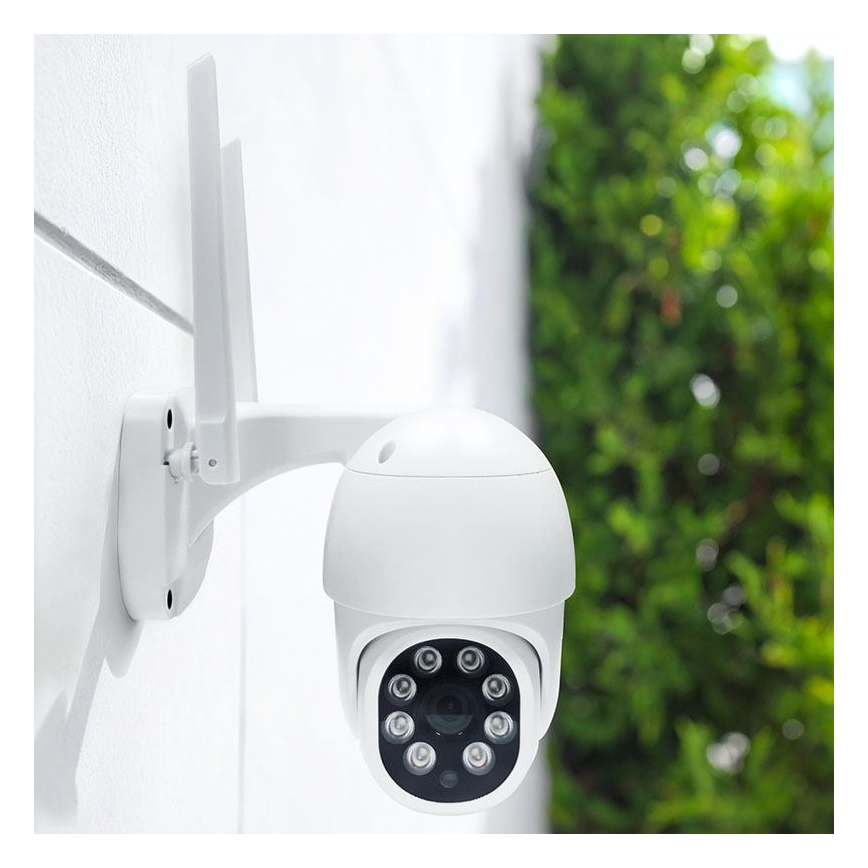 Умная уличная камера с матрицей 2K (3 МП), класс защиты IP65, Wi‑Fi, Tuya