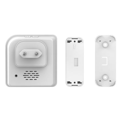 Беспроводной дверной звонок в розетку 230V IP56 белый