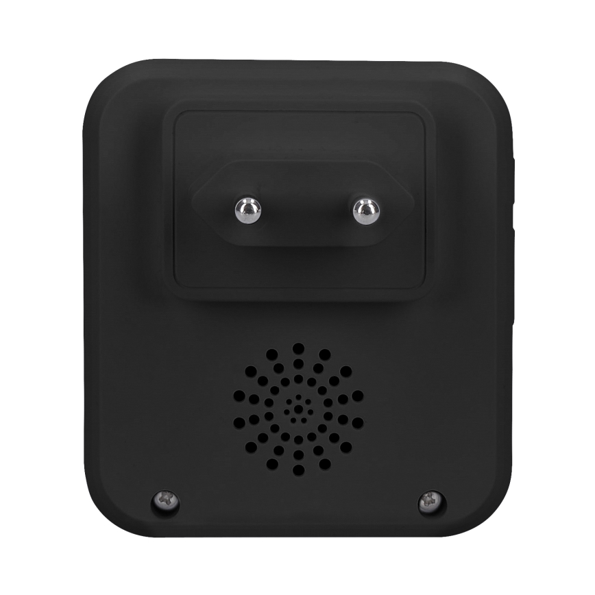 Беспроводной дверной звонок в розетку 230V IP56 черный