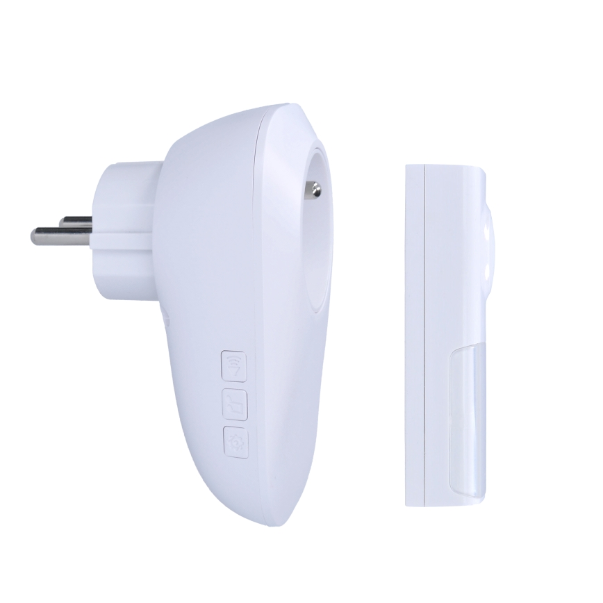 Бездротовий дверний дзвінок в розетку 230V/1xLR23A IP55
