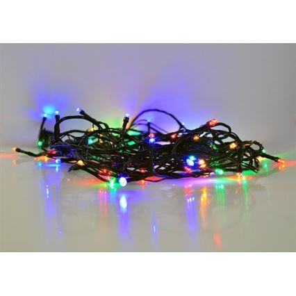 Светодиодная рождественская гирлянда 100xLED/8 режимов 13 м IP44 разноцветная