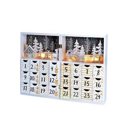 Светодиодный адвент-календарь LED/2xAAA