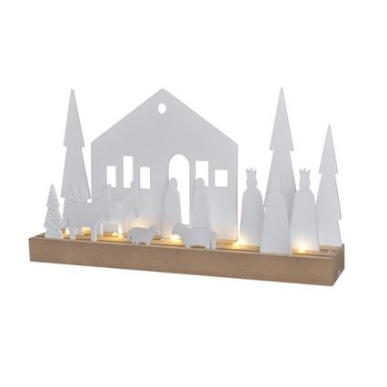 Светодиодное рождественское украшение LED/2xAAA ель