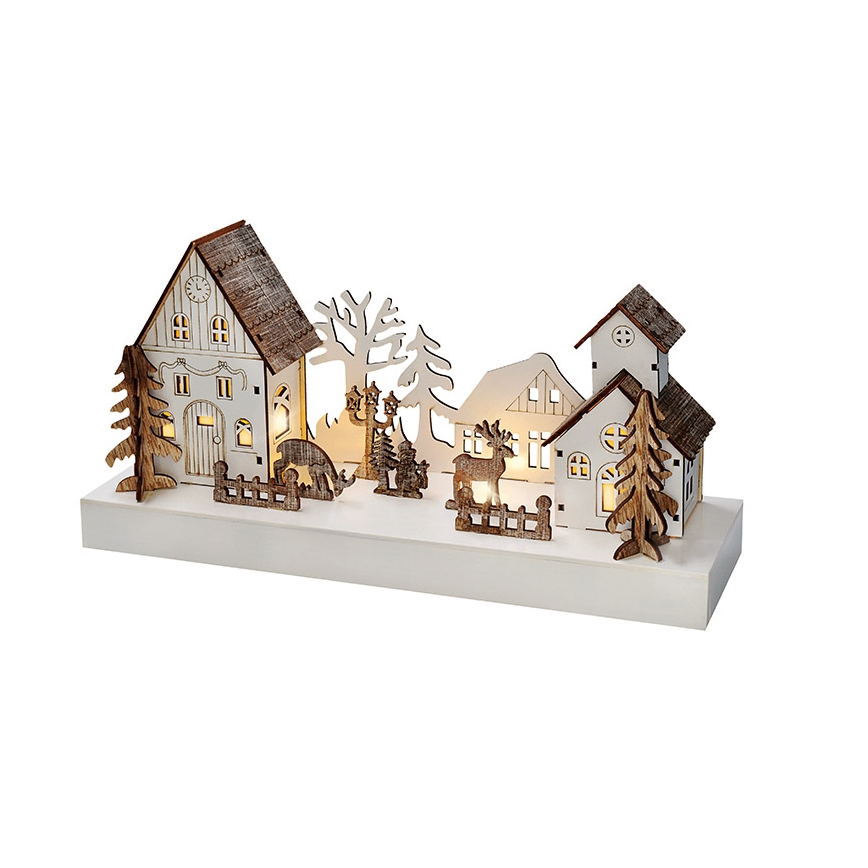 Різдвяна LED декорація LED/2xAA теплий білий