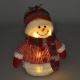 Светодиодное рождественское украшение LED/3xAA снеговик