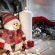 Светодиодное рождественское украшение LED/3xAA снеговик