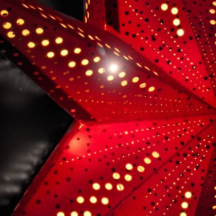 Світлодіодна різдвяна прикраса LED, 60 см, живлення 2×AA — зірка