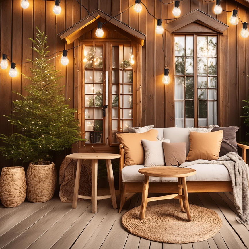 LED Зовнішня декоративна гірлянда GIRLANDA 10xLED/3xAA 3m IP44 тепле біле