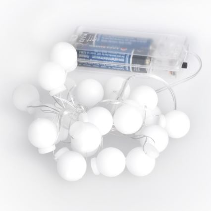 Світлодіодна різдвяна гірлянда 20xLED/2xAA 2,3 м кольоровий