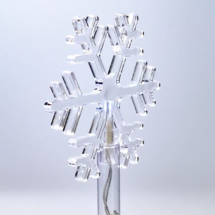 НАБІР 5x LED Вулична різдвяна лампа LED/3xAA/холодний білий IP44