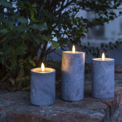 Набір 3x LED-свічок LED/2xAA, тепле біле світло