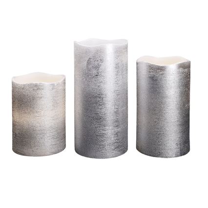 Набір із 3 LED‑свічок LED/3×AAA, тепле біле світло