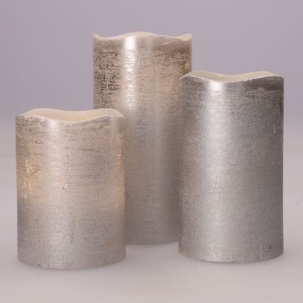 Набір із 3 LED‑свічок LED/3×AAA, тепле біле світло