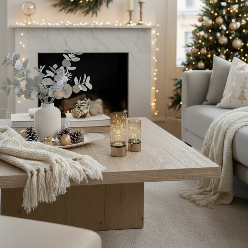 НАБОР из 2 LED рождественских светильников 20xLED+10xLED/2xAA+3xAA, тёплый белый