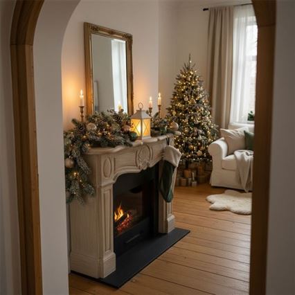 Рождественский LED-фонарь LED/2xAA тёплый белый