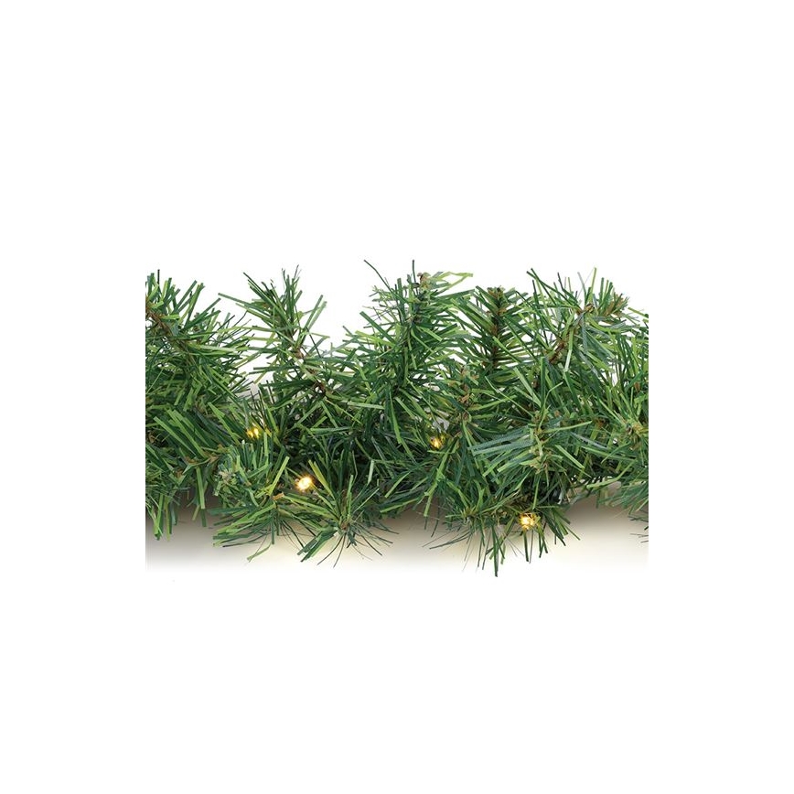 LED уличная рождественская гирлянда GIRLANDA, 80×LED, питание 3×AA, длина 500 см, степень защиты IP44